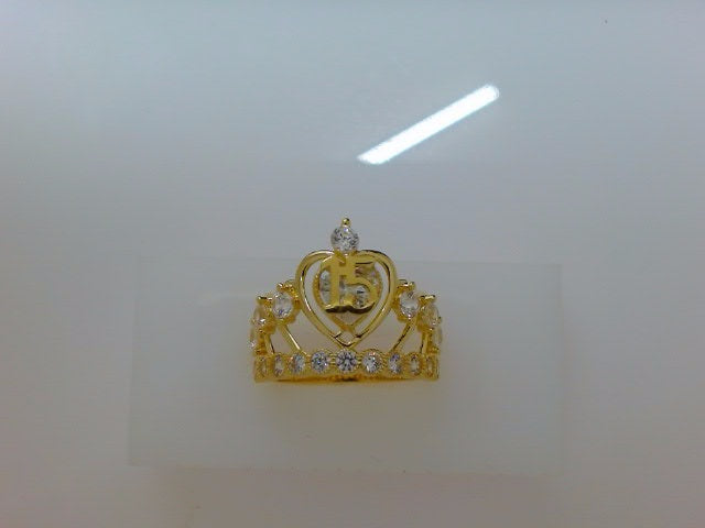 10k Yellow Gold Woman's Ring 3.8g