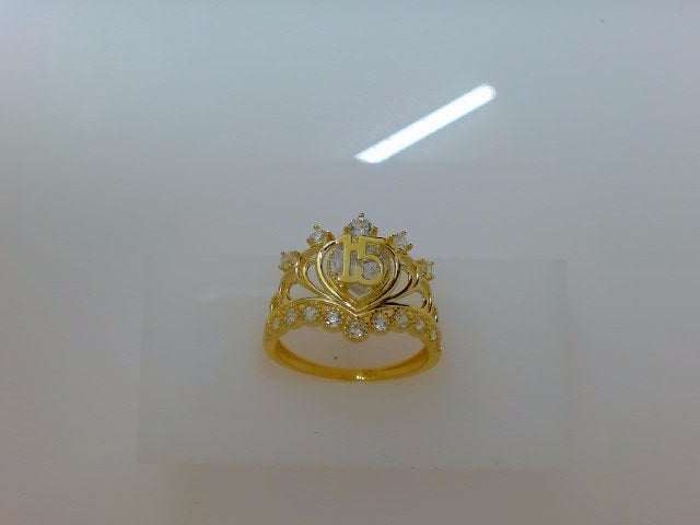 10k Yellow Gold Woman's Ring 2.6g