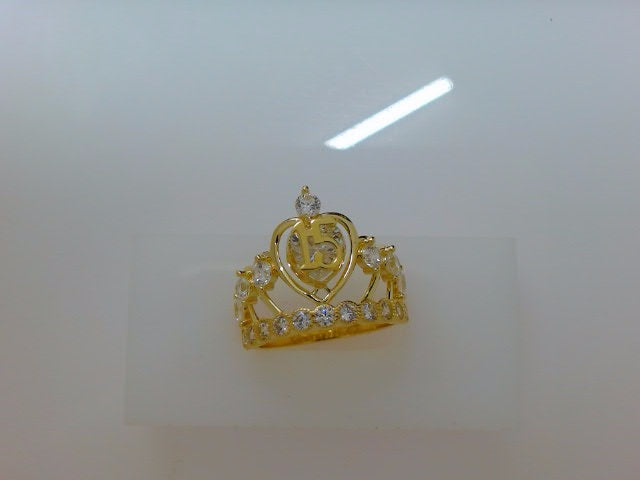 10k Yellow Gold Woman's Ring 3.8g
