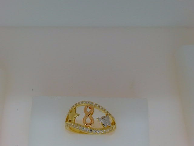 10k Yellow Gold Woman's Ring 2.7g