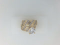 10k Yellow Gold Woman's Wedding Ring 6.3g