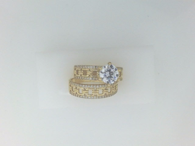 10k Yellow Gold Woman's Wedding Ring 5.5g