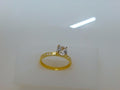 10k Yellow Gold Woman's Wedding Ring 1.7g