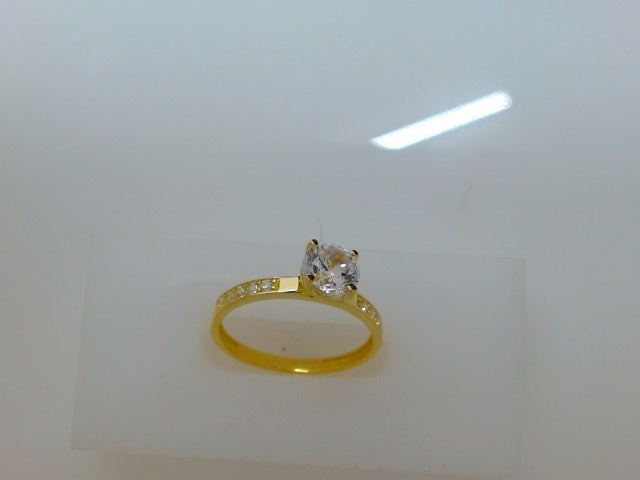 10k Yellow Gold Woman's Wedding Ring 1.7g