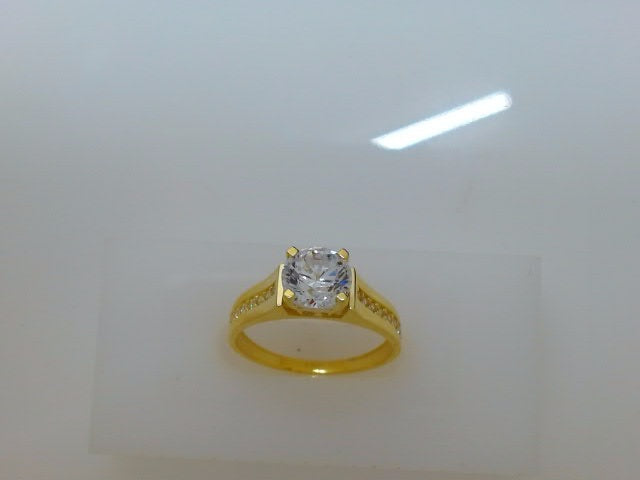 10k Yellow Gold Woman's Wedding Ring 3.1g