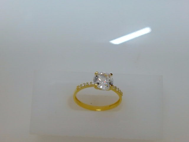 10k Yellow Gold Woman's Wedding Ring 1.5g