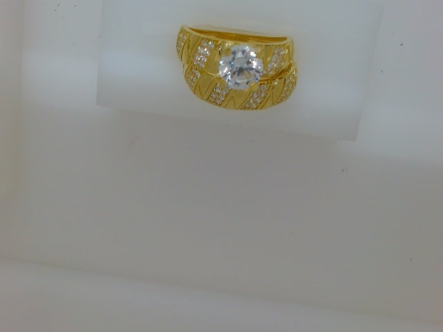 10k Yellow Gold Woman's Wedding Ring 4.7g