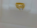 10k Yellow Gold Woman's Wedding Ring 3.9g