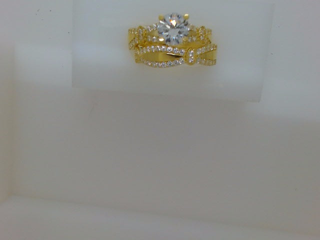 10k Yellow Gold Woman's Wedding Ring 4.3g