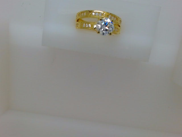 10k Yellow Gold Woman's Wedding Ring 3.3g