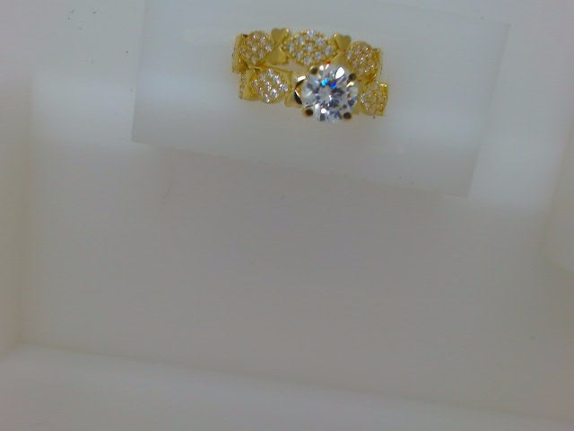 10k Yellow Gold Woman's Wedding Ring 4g