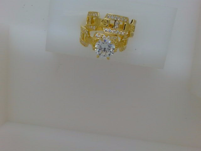10k Yellow Gold Woman's Wedding Ring 4.6g