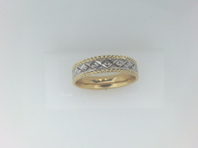 10k Yellow Gold Men's Wedding Ring 4g