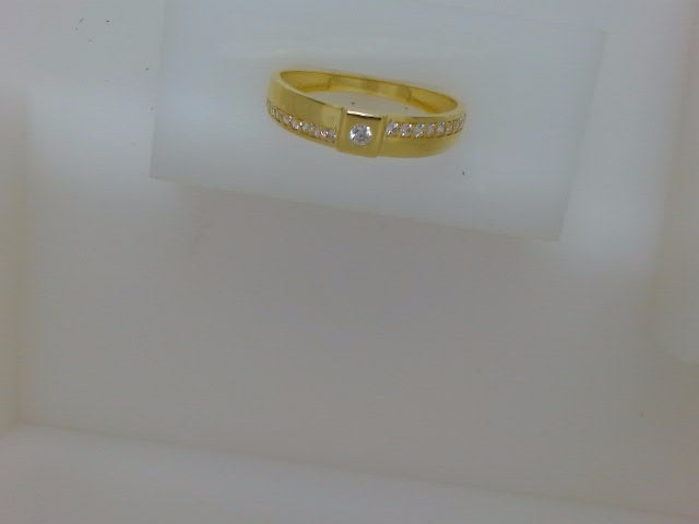 10k Yellow Gold Men's Wedding Ring 2.1g