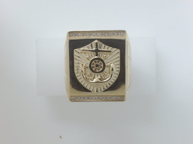10k Yellow Gold Men's Ring 9.3g