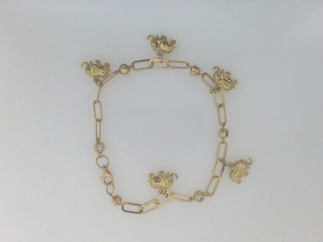 10k Yellow Gold Women's Bracelet 4.8g