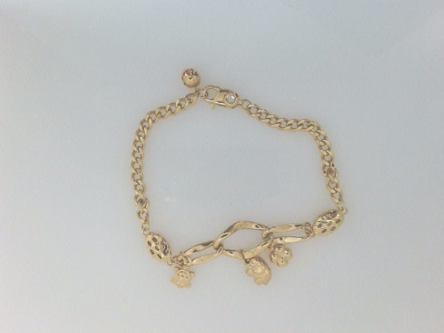 10k Yellow Gold Women's Bracelet 5.9g