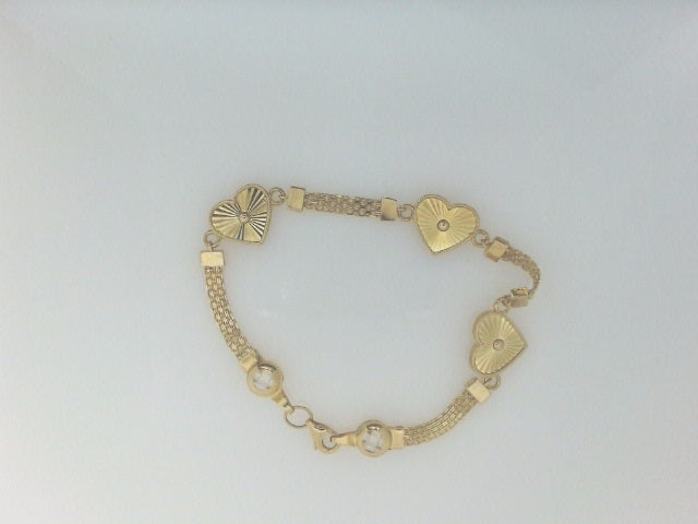 10k Yellow Gold Women's Bracelet 6.9g