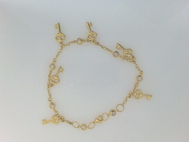 10k Yellow Gold Women's Bracelet 4.6g
