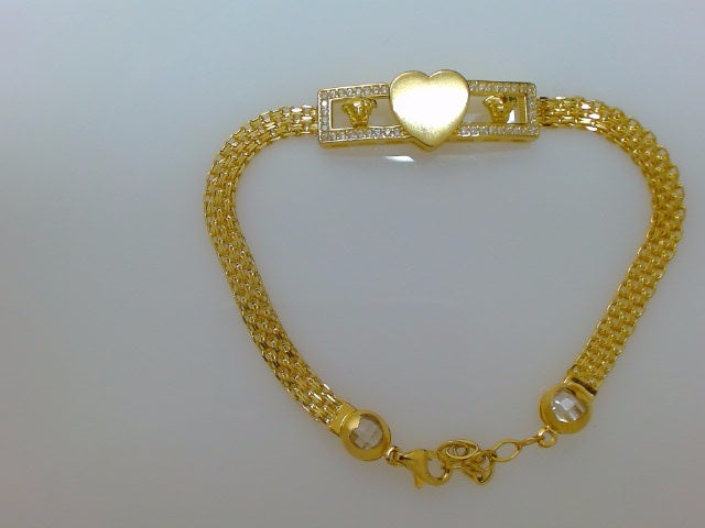 14k Yellow Gold Women's Bracelet 7g