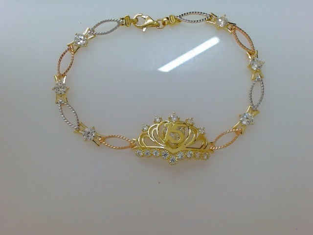 10k Yellow Gold Women's Bracelet 5.9g