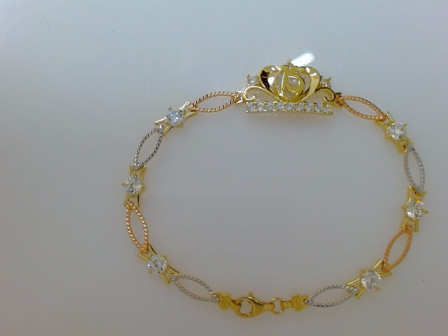 10k Yellow Gold Women's Bracelet 5.8g