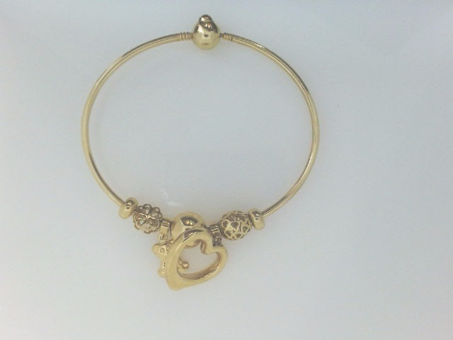 10k Yellow Gold Unisex Bangle 9.7g
