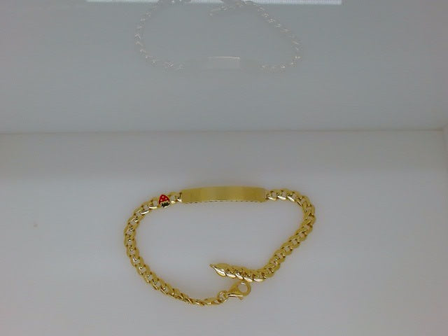 10k Yellow Gold Kid's Bracelet 3.4g
