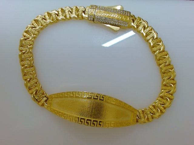 10k Yellow Gold Men's Bracelet 13.9g
