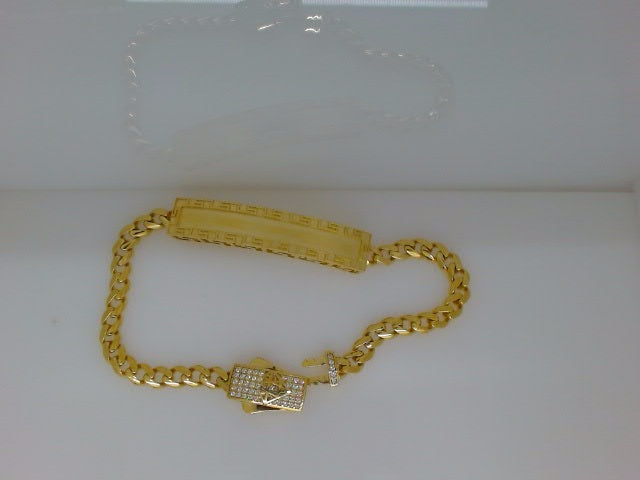 10k Yellow Gold Men's Bracelet 9.5g