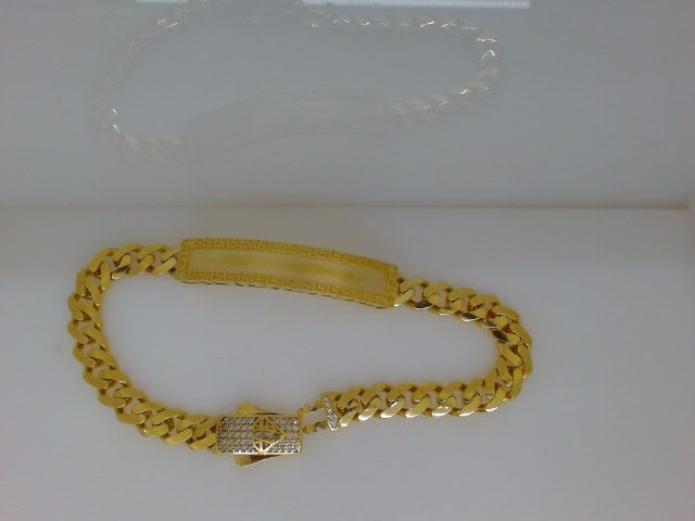 10k Yellow Gold Men's Bracelet 10.9g