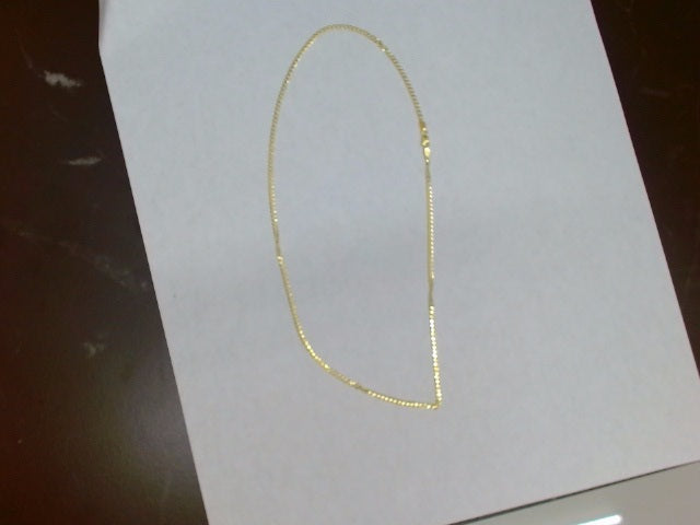 10k Yellow Gold Unisex Cadena Corte Filoj 2.1g