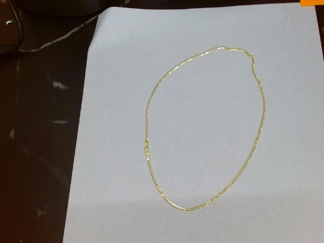 10k Yellow Gold Unisex Cadena Corte Filoj 2.1g