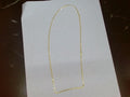 10k Yellow Gold Unisex Cadena Corte Filoj 3.8g
