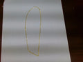 10k Yellow Gold Unisex Cadena Corte Filoj 2.1g