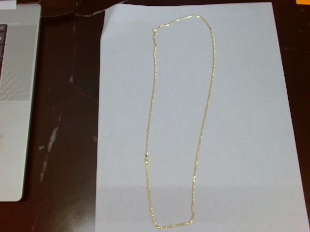 10k Yellow Gold Unisex Cadena Corte Filoj 3.2g