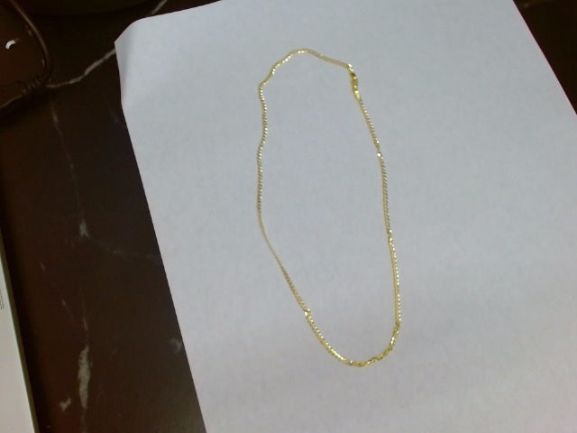 10k Yellow Gold Unisex Cadena Corte Filoj 2.1g