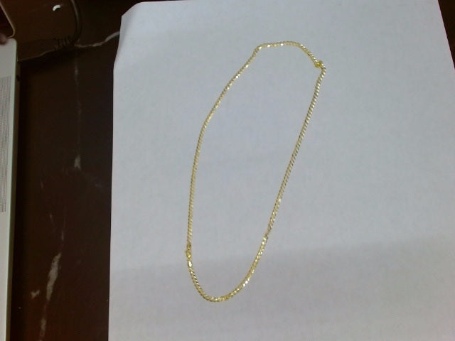 10k Yellow Gold Unisex Cadena Corte Filoj 2.7g