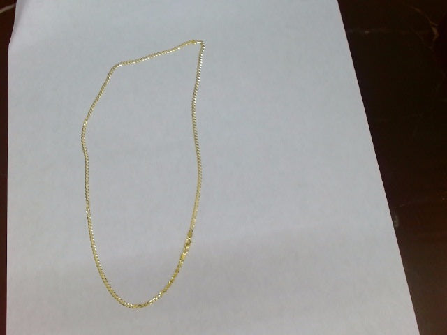 10k Yellow Gold Unisex Cadena Corte Filoj 2.1g