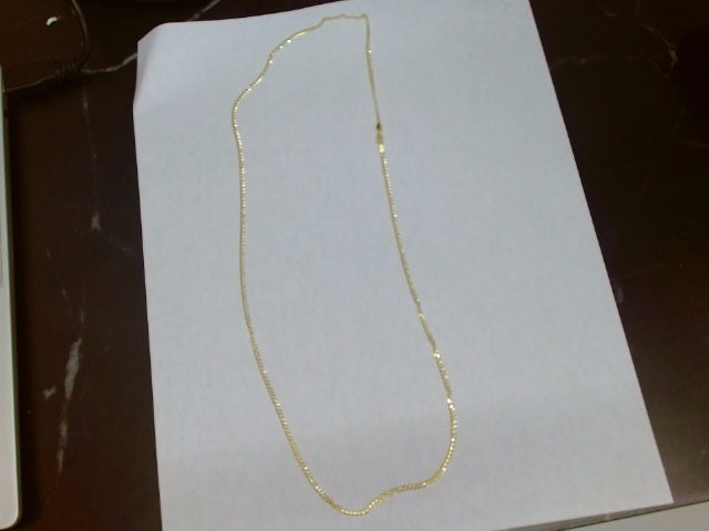 10k Yellow Gold Unisex Cadena Corte Filoj 3.2g