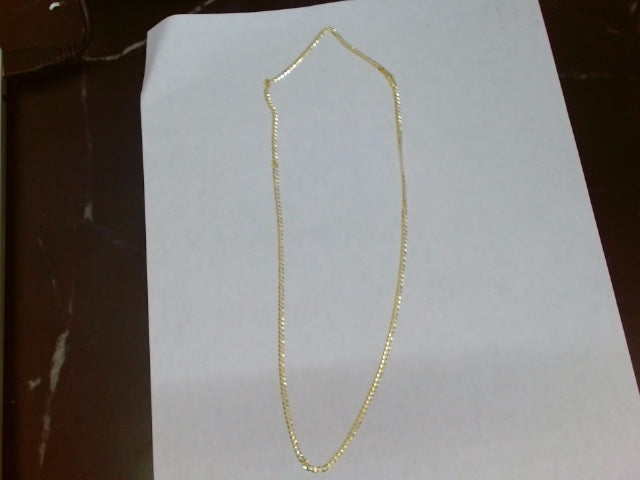 10k Yellow Gold Unisex Cadena Corte Filoj 3.3g