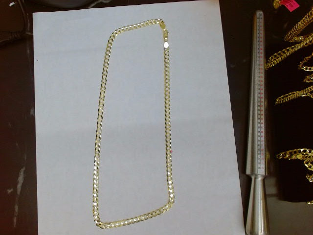 10k Yellow Gold Unisex Cadena Corte Filoj 17g