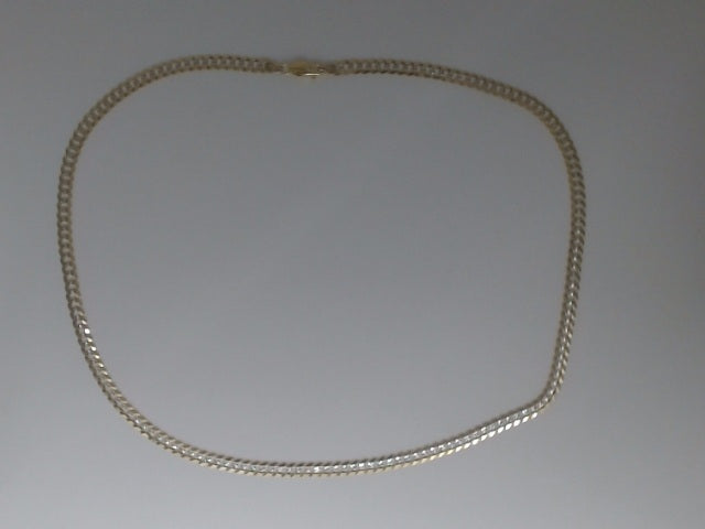 10k Yellow Gold Unisex Cadena Corte Filoj Diamantado 14.1g