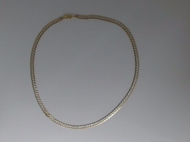 10k Yellow Gold Unisex Cadena Corte Filoj Diamantado 11.8g