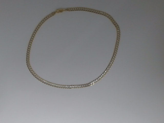 10k Yellow Gold Unisex Cadena Corte Filoj Diamantado 11.3g