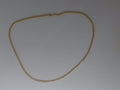 10k Yellow Gold Cadena Semisolida Cubana 8.6g