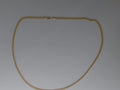 10k Yellow Gold Cadena Semisolida Cubana 9.2g