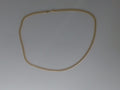 10k Yellow Gold Cadena Semisolida Cubana 7.8g
