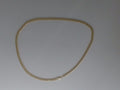 10k Yellow Gold Cadena Semisolida Cubana 9.8g