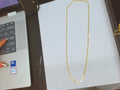 10k Yellow Gold Cadena Semisolida Cubana 5.4g